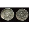 Image 2 : KINGS of PARTHIA, Mithradates II. ca. 124/121-91 BC. AR Drachm. Lot of 2