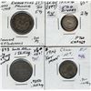 Image 1 : Misc. lot of 4 world silver coins, 1890-1914 from Iran, China, South Africa