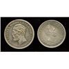 Image 1 : Lot of 2 Norway Silver 1 Krone, (1848, 1889)