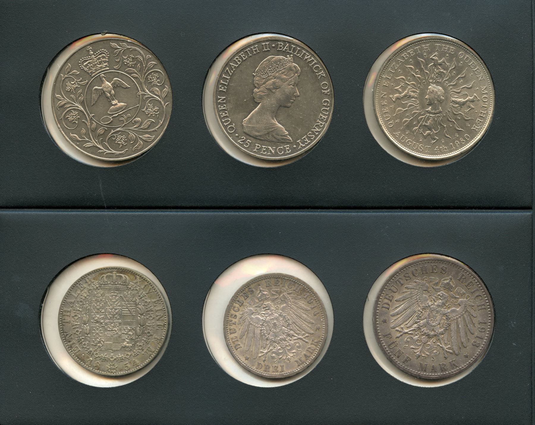 World Coin Collection of 6 Coins - Geoffrey Bell Auctions