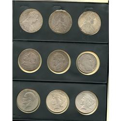World Coin Collection of 9 Coins