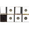 Image 2 : Lot of 7 USA half-dimes, 1853 to 1861