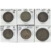 Image 1 : Lot of 6 USA 50c and Morgan Dollar