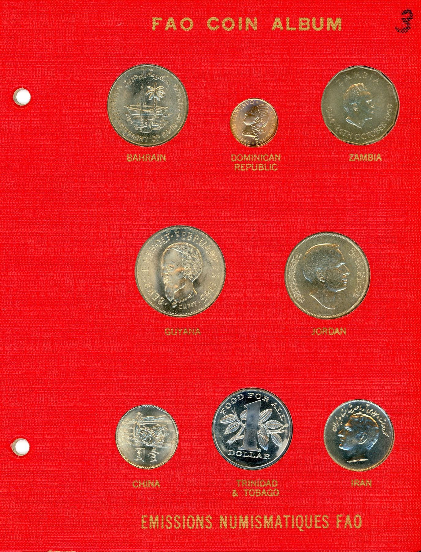 19641971 Complete RED FAO World Album with Silver/Proof Coins As Issued