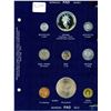 Image 1 : 1971-1973 Complete BLUE FAO World Coin Album W/ Silver/Proof Coins As Issued.