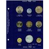 Image 4 : 1971-1973 Complete BLUE FAO World Coin Album W/ Silver/Proof Coins As Issued.