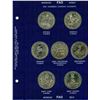 Image 5 : 1971-1973 Complete BLUE FAO World Coin Album W/ Silver/Proof Coins As Issued.
