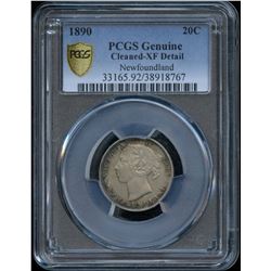 1890 Newfoundland Twenty Cents