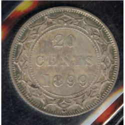 1899 Newfoundland Twenty Cents