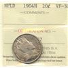 Image 2 : 1904H Newfoundland Twenty Cents