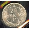 Image 1 : 1919C Newfoundland Twenty-Five Cents