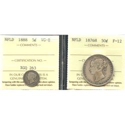 Newfoundland ICCS Graded Lot of 2