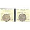 Image 1 : Newfoundland Fifty Cents - ICCS Graded Lot of 2