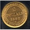 Image 1 : 1882H Newfoundland $2 Gold
