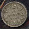 Image 1 : 1864 New Brunswick Ten Cents