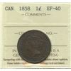 Image 2 : 1858 One Cent