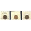 Image 1 : One Cent ICCS Graded Trio