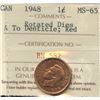 Image 2 : 1948 One Cent - Rotated Dies