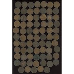 Edward VII Large Cents - Lot of 75