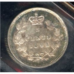 1891 Five Cents