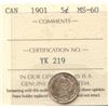 Image 2 : 1901 Five Cents