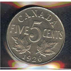 1926 Five Cents - Far 6 Variety