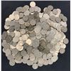 Image 1 : Bulk lot of George V 5c 1922-1936 circulated, 500 coins