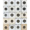 Image 2 : Dealer lot: single row box of carded 5c coins, 1922-2009