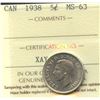 Image 2 : 1938 Five Cents