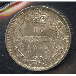 1870 Ten Cents - Narrow 0