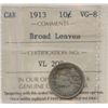 Image 2 : 1913 Ten Cents - Broad Leaves