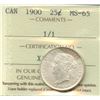 Image 2 : 1900 Twenty-Five Cents - 1/1 Variety