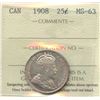 Image 2 : 1908 Twenty-Five Cents