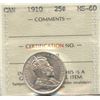 Image 2 : 1910 Twenty-Five Cents