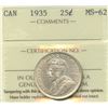 Image 2 : 1935 Twenty-Five Cents
