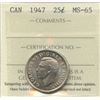 Image 2 : 1947 Twenty-Five Cents