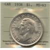 Image 2 : 1938 Silver Dollar