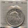 Image 2 : 1938 Silver Dollar