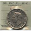 Image 2 : 1947 Silver Dollar - Blunt 7