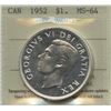Image 2 : 1952 Silver Dollar - Waterlines