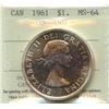 Image 2 : 1961 Silver Dollar