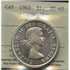 Image 2 : 1963 Silver Dollar