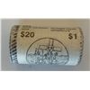 Image 1 : 1984 Constitution Nickel Dollar Roll of 20 Coins