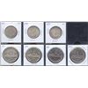Image 1 : Estate Lot of 7 Canadian Fifty Cents & Silver Dollars