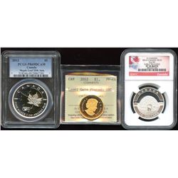 RCM - Lot of 3 Graded Coins