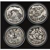 Image 4 : $200 for $200 Coins in Cases of issue - Lot of 4