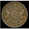 Image 2 : Br. 953.  1846 Rutherford halfpenny.