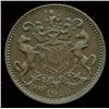Image 2 : Br. 953.  1846 Rutherford halfpenny.