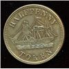 Image 1 : Halfpenny token Canada PEI Fisheries and Agriculture, Br. 921