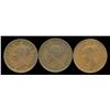 Image 2 : Br. 874.  Trio of Thistle halfpennies.